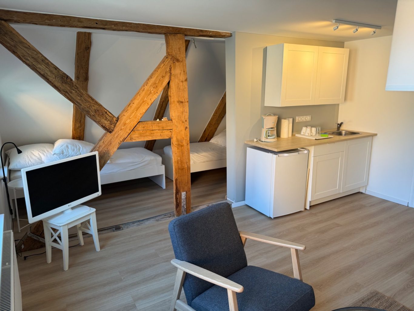 nachher: neue, möblierte Ferienwohnung