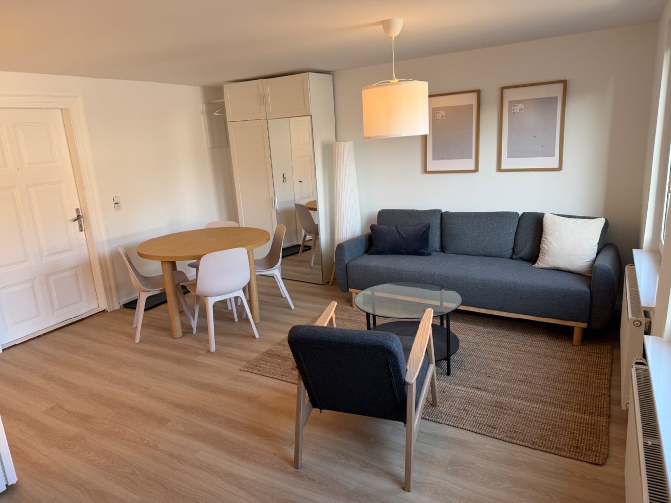 nachher: neue, möblierte Ferienwohnung